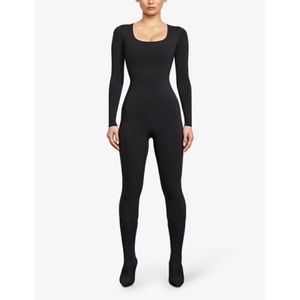 NWT Skims All-in-one Scoop Neck Stretch-jersey Jumpsuit